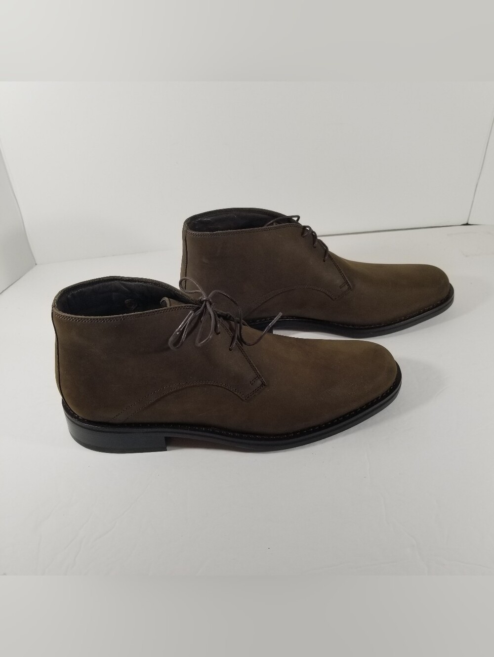 Cole Haan Suede Chukka Boots Men's 10M Brown Lace Up Shoes C06562